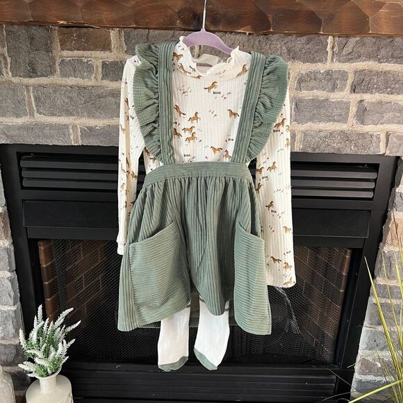 Wonder Nation Pinafore Set - Picture 1 of 6